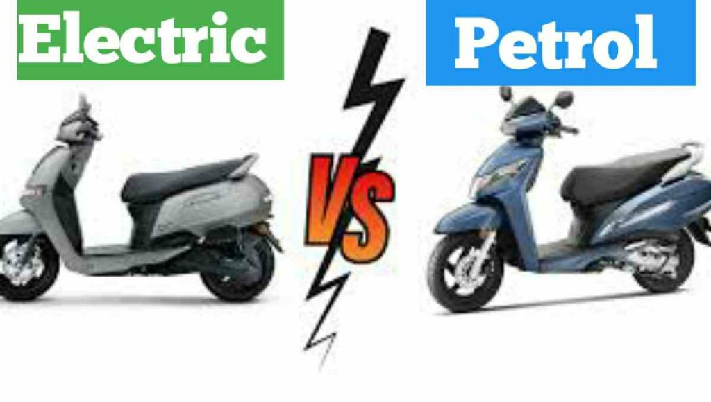 electric scooter vs petrol scooter 