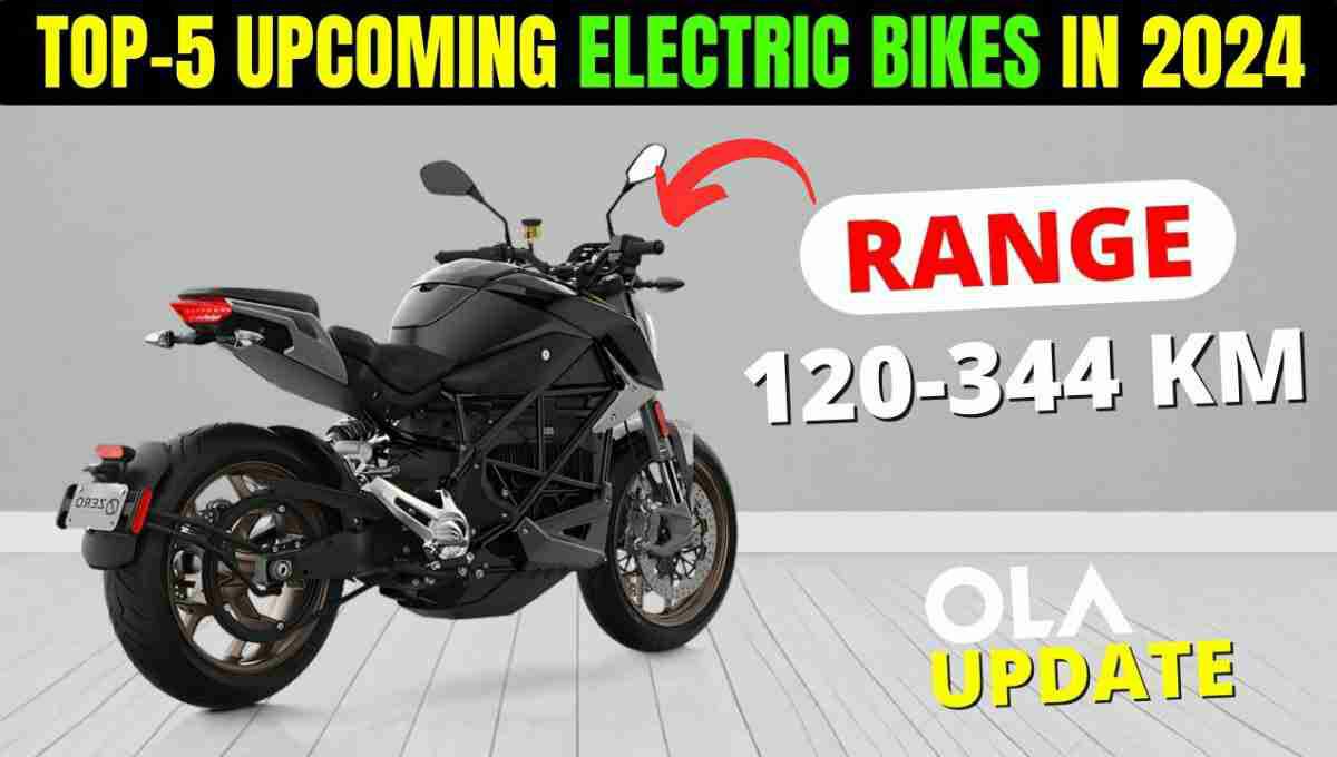 top 5 upcoming electric bikes in india 2024