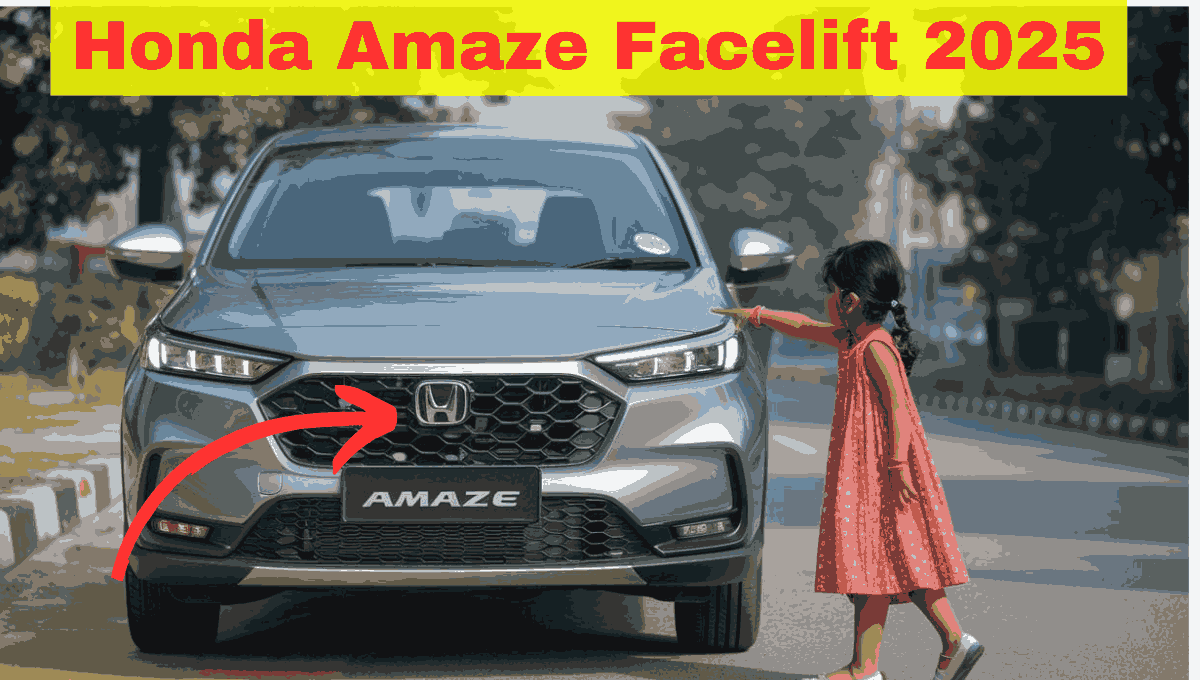 Honda Amaze Facelift 2024 की नई डिजाइन और फीचर्स